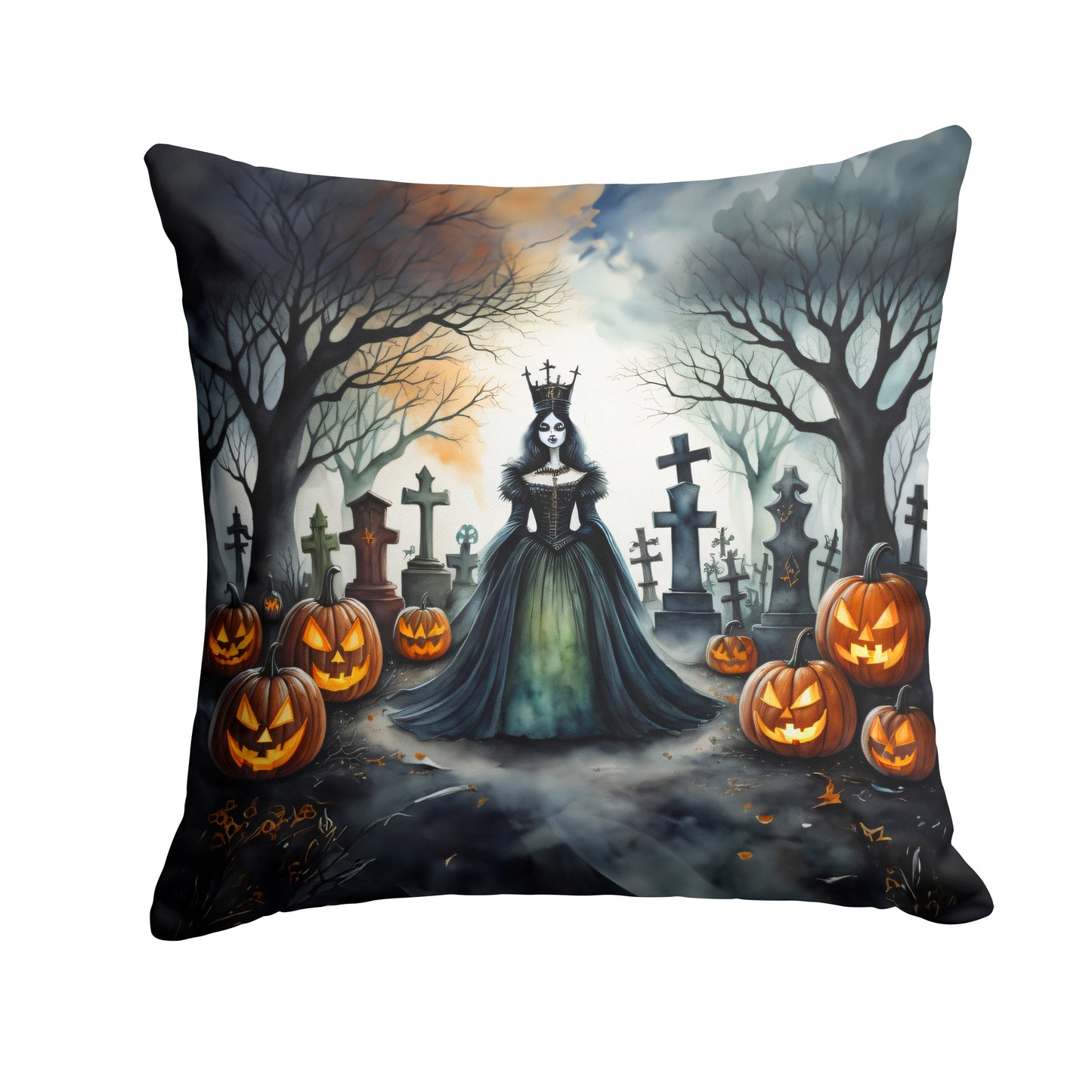 Buy this Evil Queen Spooky Halloween Throw Pillow