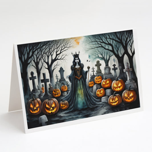 Buy this Evil Queen Spooky Halloween Greeting Cards Pack of 8