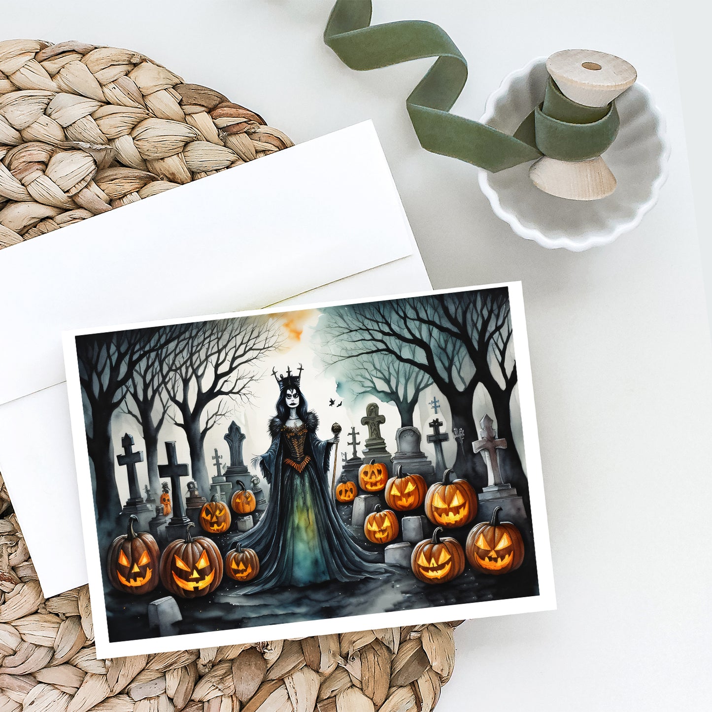 Evil Queen Spooky Halloween Greeting Cards Pack of 8