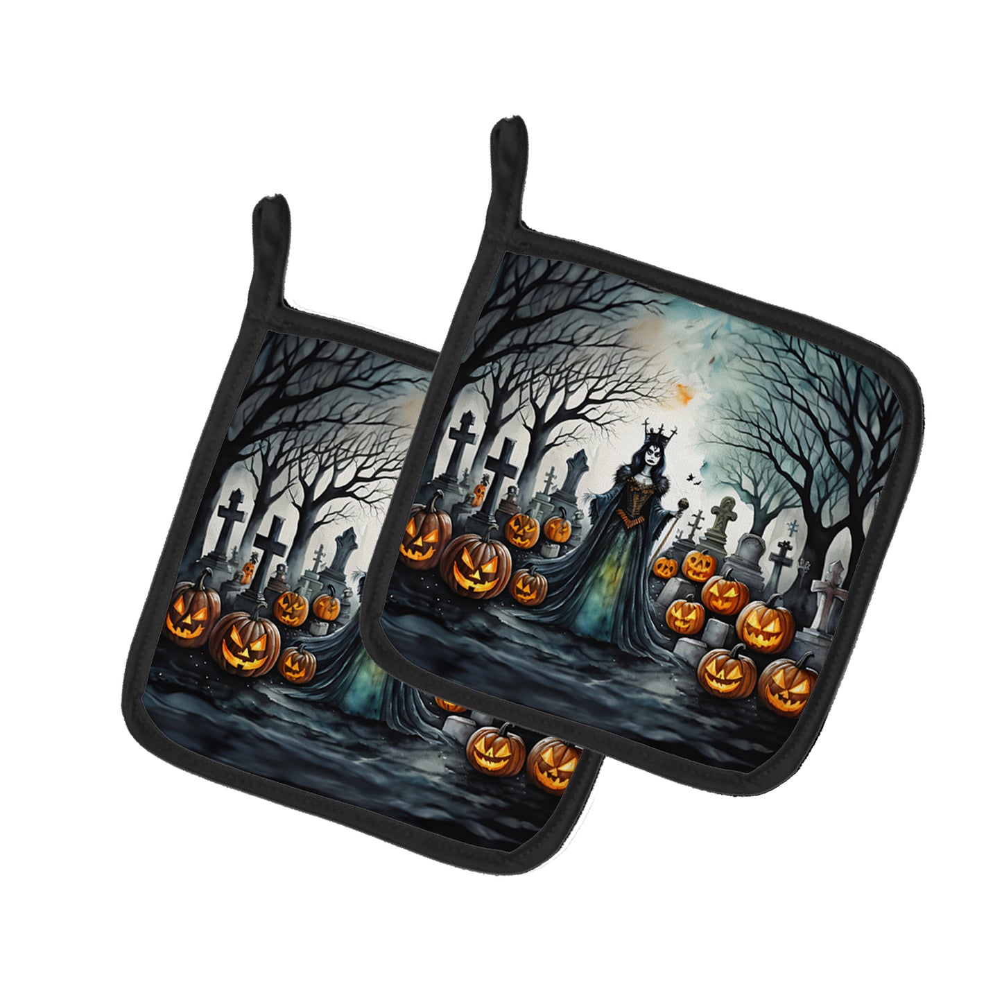 Buy this Evil Queen Spooky Halloween Pair of Pot Holders