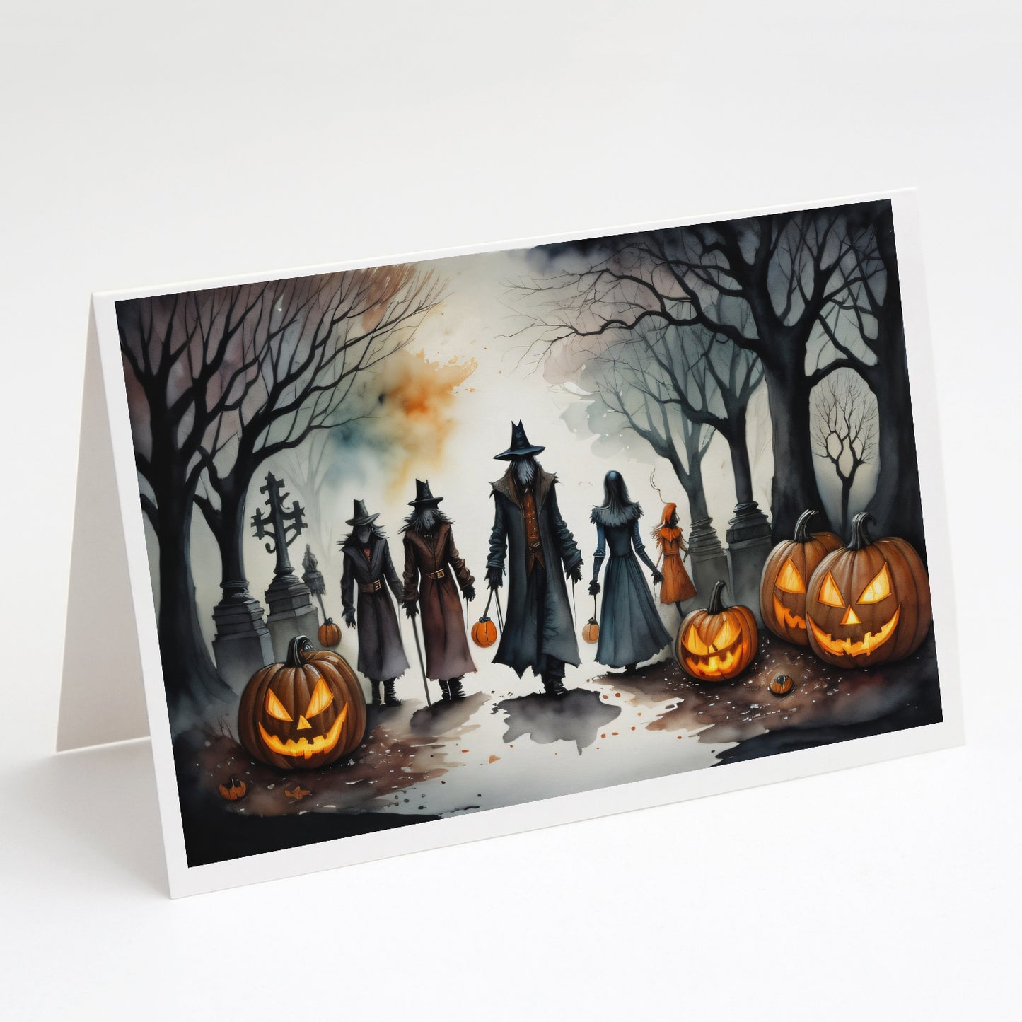 Buy this Vampires Spooky Halloween Greeting Cards Pack of 8