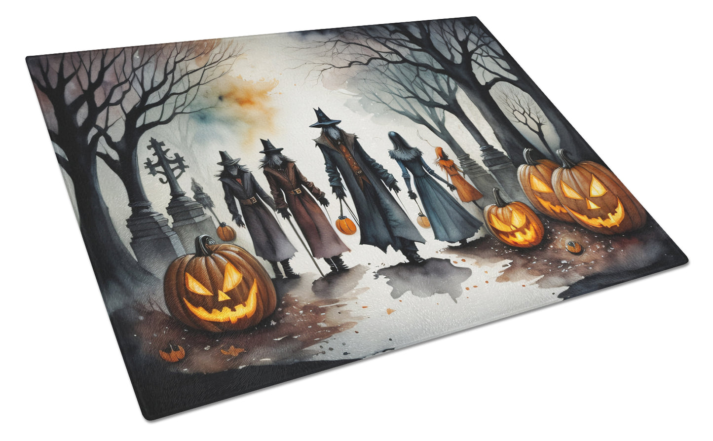 Buy this Vampires Spooky Halloween Glass Cutting Board