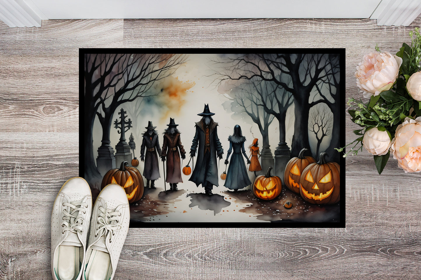 Vampires Spooky Halloween Doormat