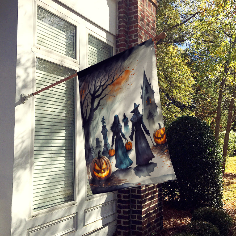 Vampires Spooky Halloween House Flag
