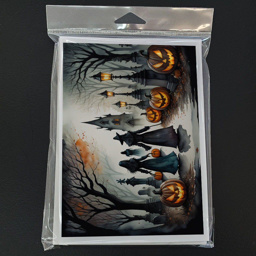 Vampires Spooky Halloween Greeting Cards Pack of 8