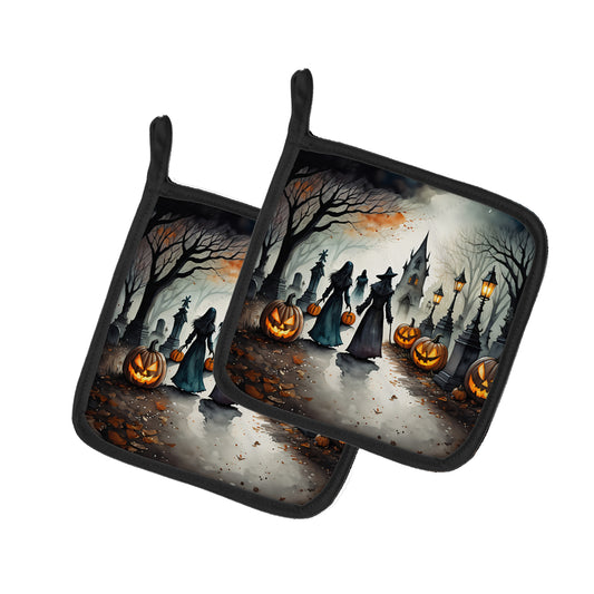 Buy this Vampires Spooky Halloween Pair of Pot Holders