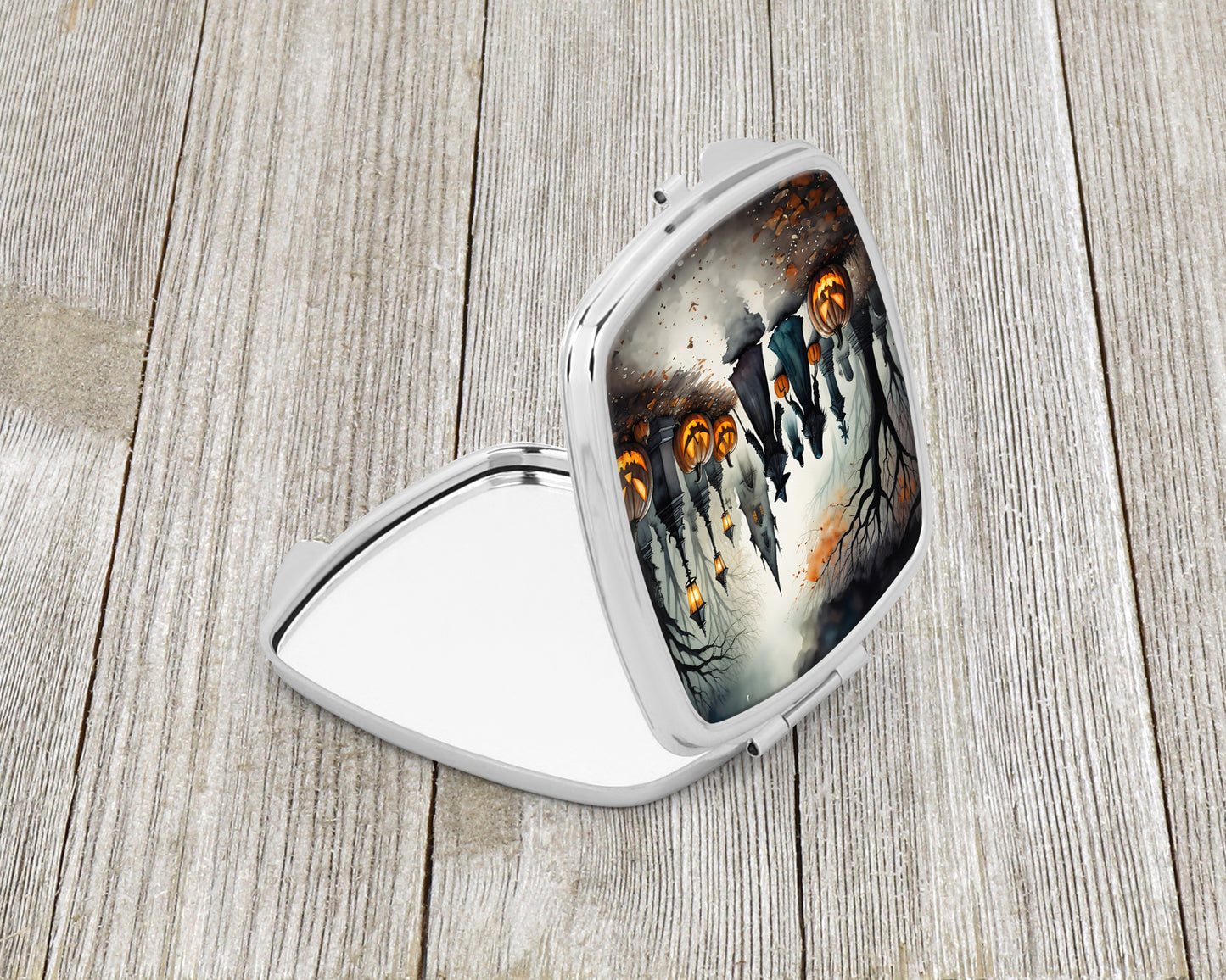 Vampires Spooky Halloween Compact Mirror