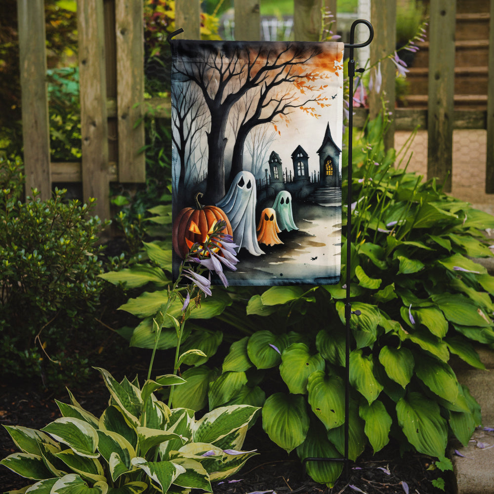 Ghosts Spooky Halloween Garden Flag