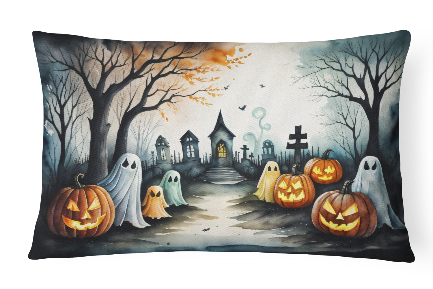 Buy this Ghosts Spooky Halloween Throw Pillow