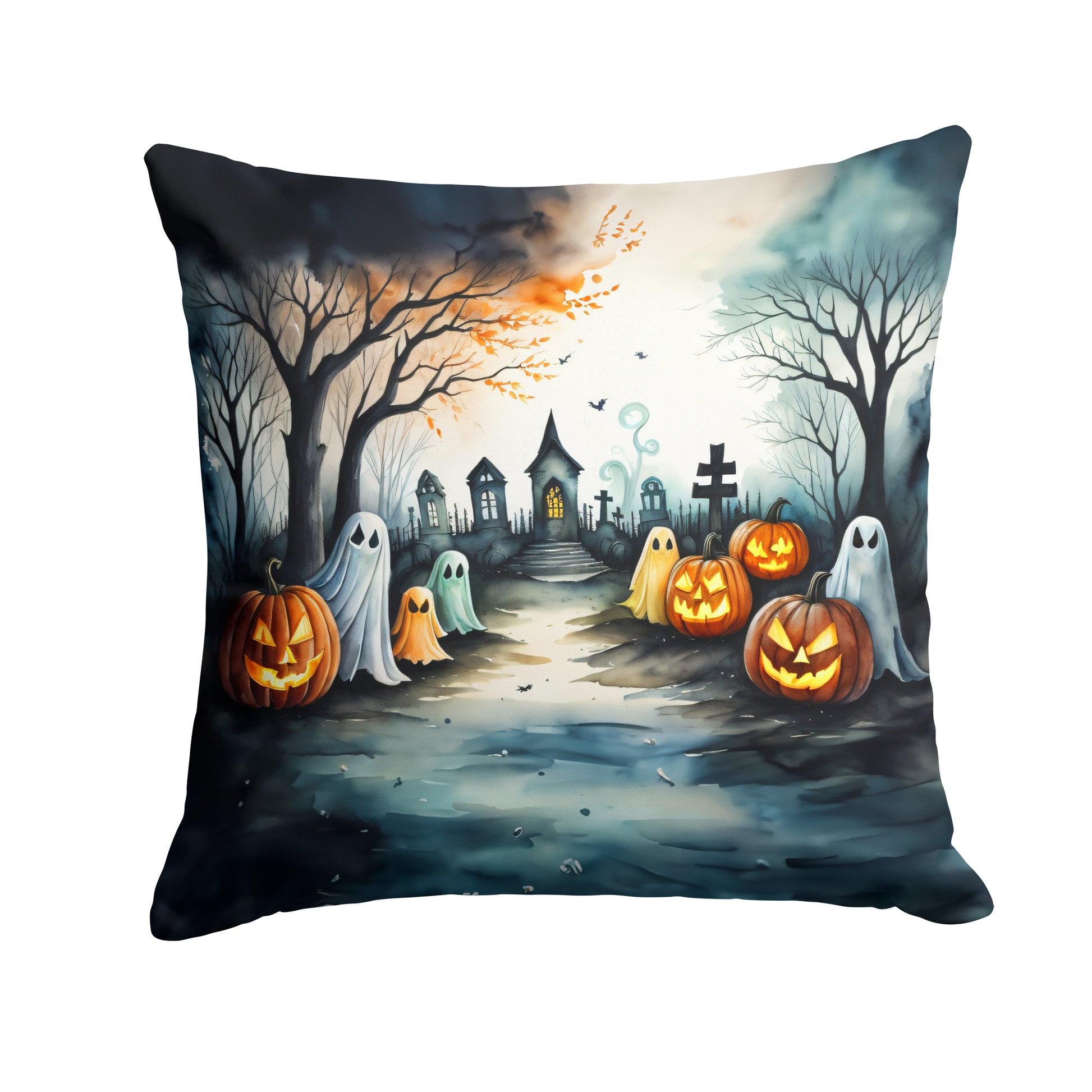 Buy this Ghosts Spooky Halloween Throw Pillow