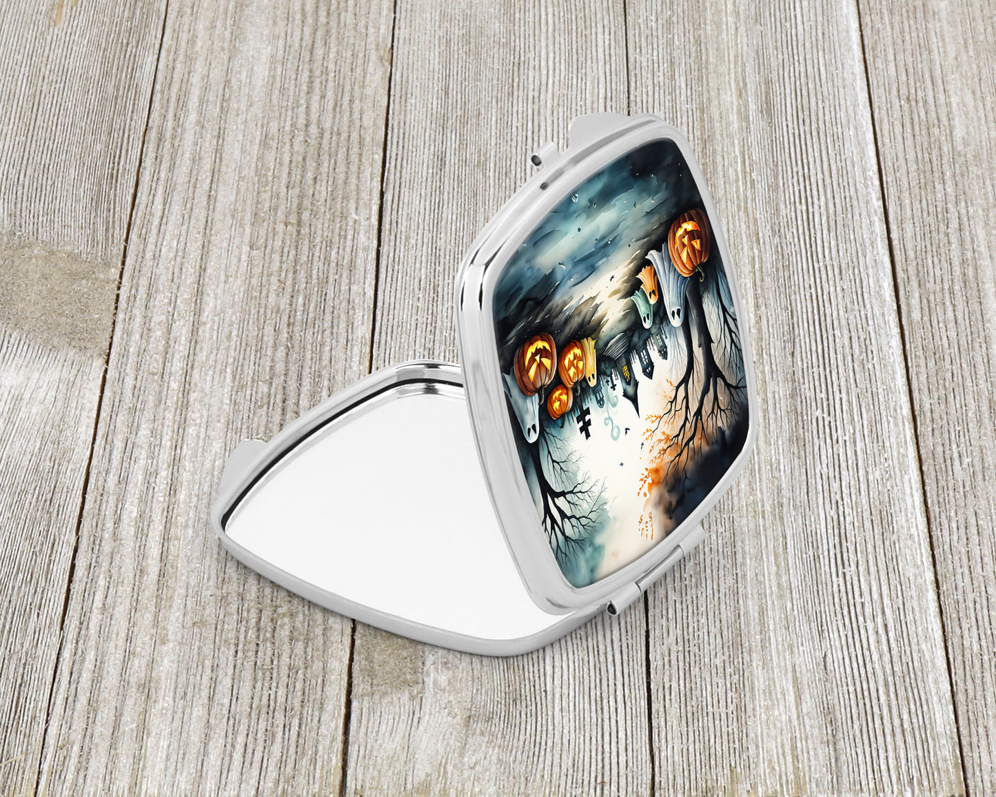 Ghosts Spooky Halloween Compact Mirror