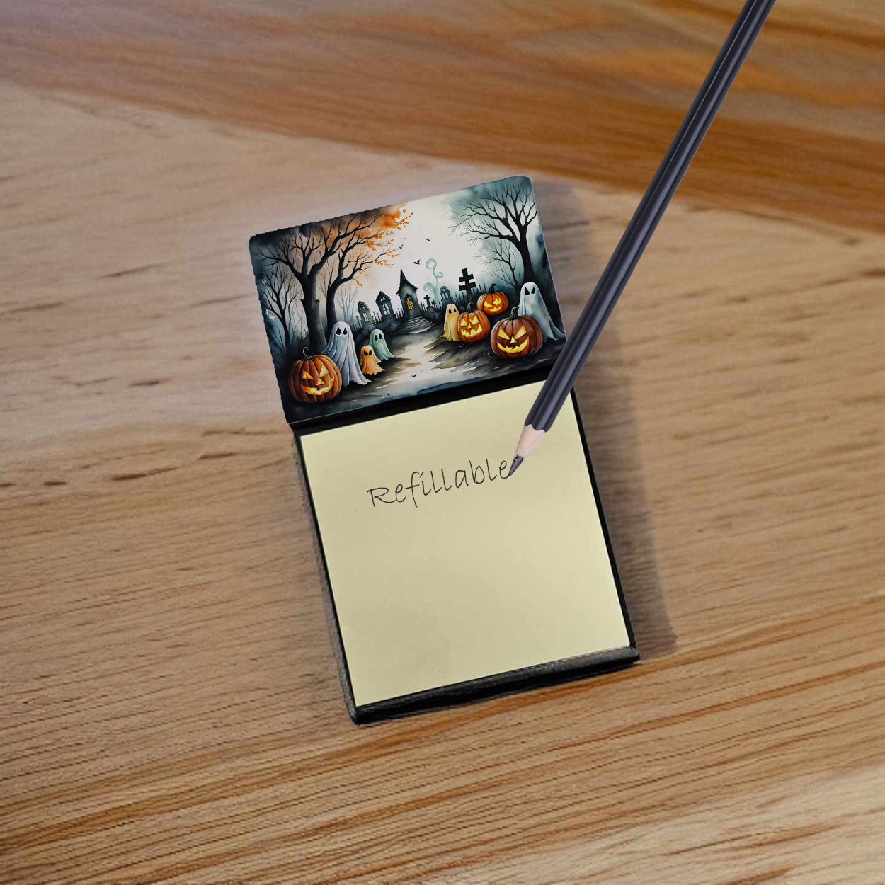 Ghosts Spooky Halloween Sticky Note Holder