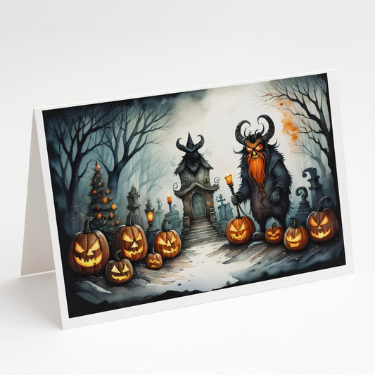 Buy this Krampus The Christmas Demon Spooky Halloween Greeting Cards Pack of 8