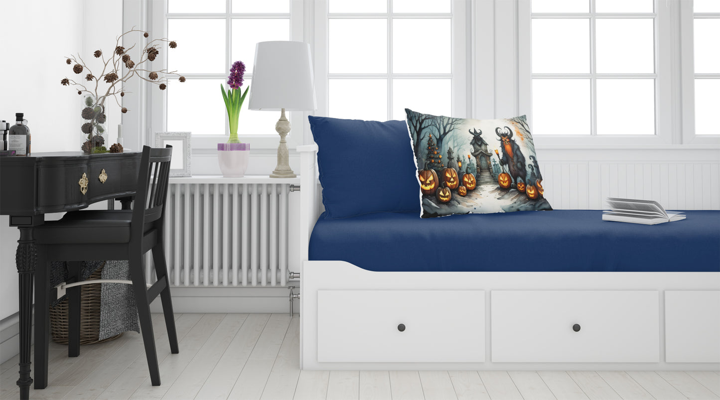 Krampus The Christmas Demon Spooky Halloween Standard Pillowcase