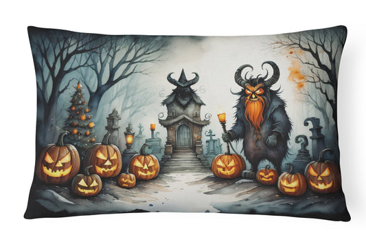 Buy this Krampus The Christmas Demon Spooky Halloween Throw Pillow