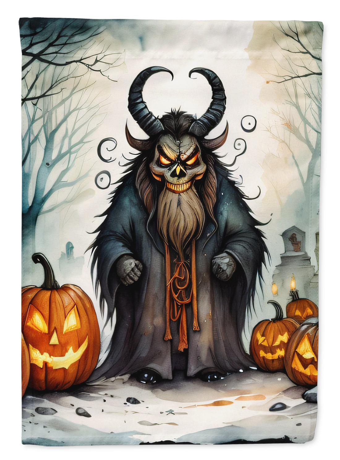 Buy this Krampus The Christmas Demon Spooky Halloween Garden Flag