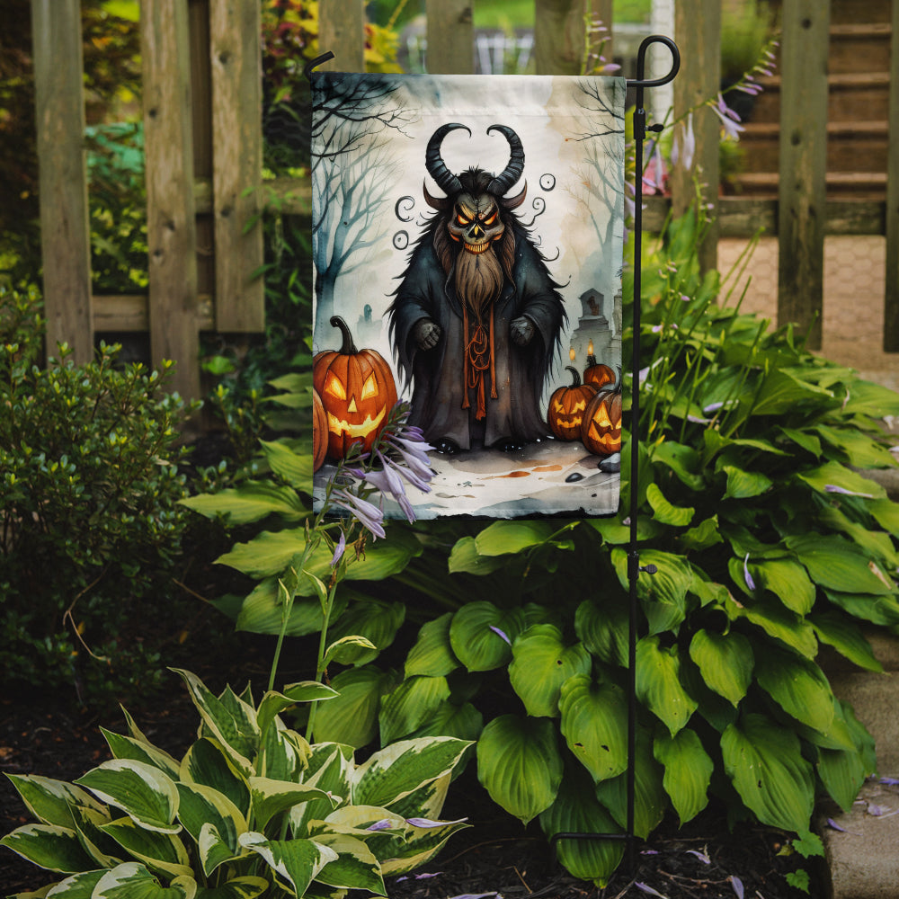 Krampus The Christmas Demon Spooky Halloween Garden Flag