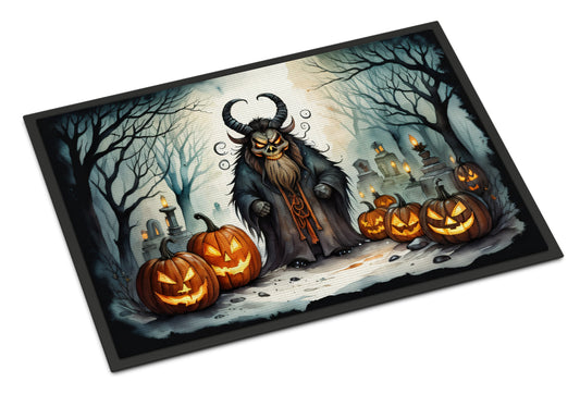 Buy this Krampus The Christmas Demon Spooky Halloween Doormat