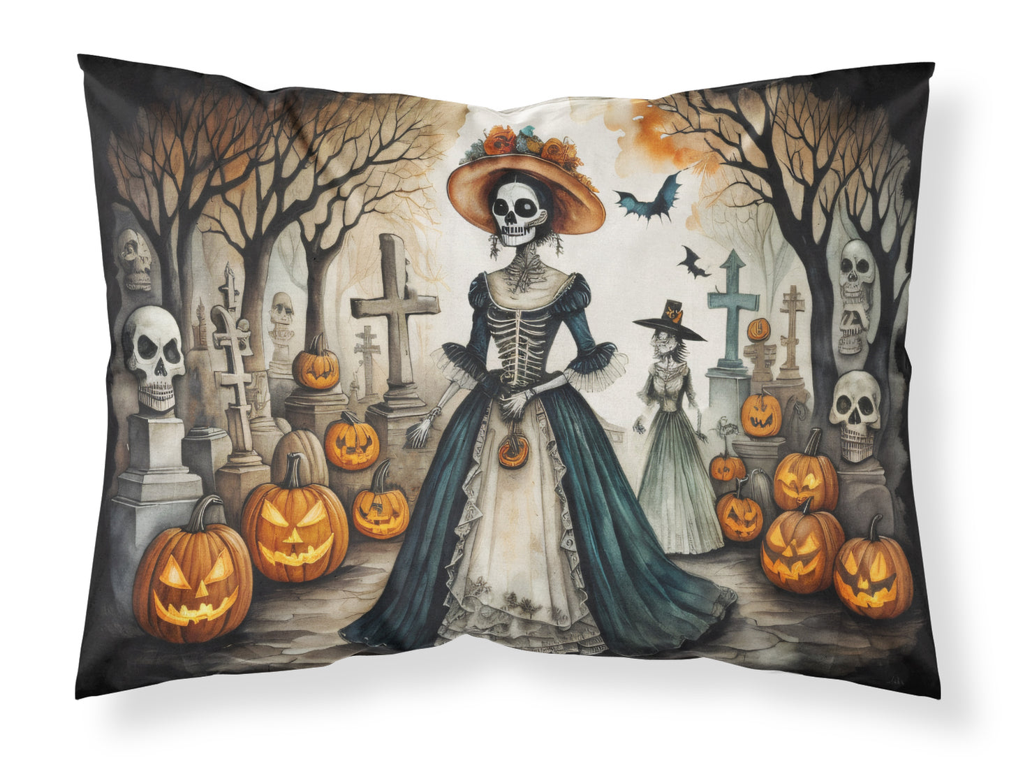 Buy this La Catrina Skeleton Spooky Halloween Standard Pillowcase