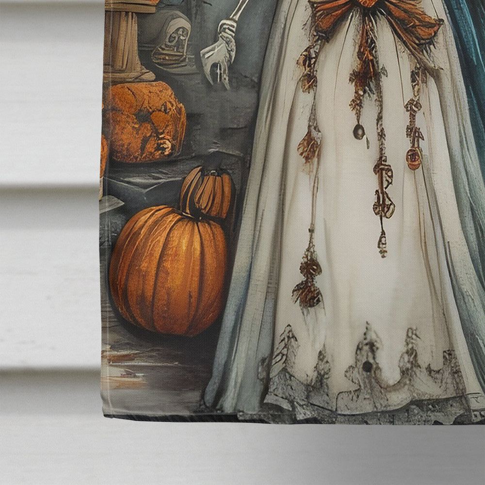 La Catrina Skeleton Spooky Halloween House Flag