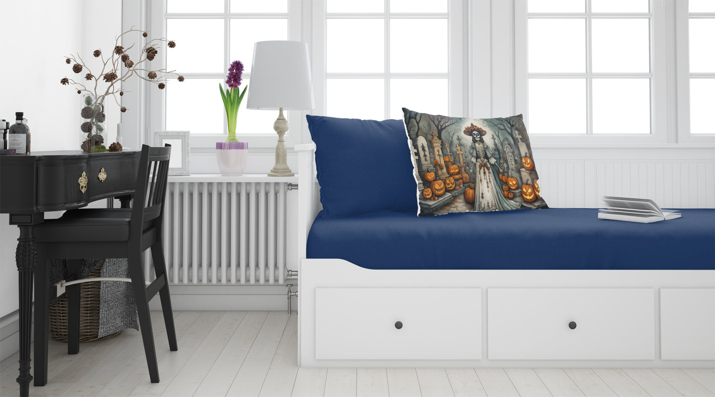 La Catrina Skeleton Spooky Halloween Standard Pillowcase