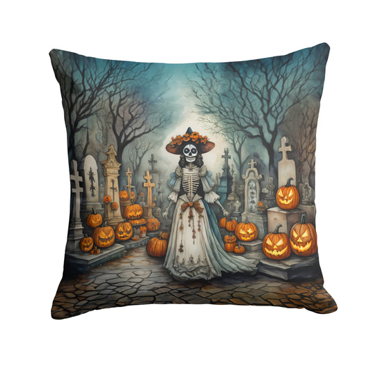 Buy this La Catrina Skeleton Spooky Halloween Throw Pillow