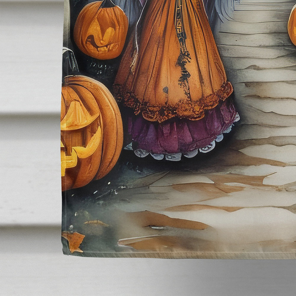 La Catrina Skeleton Spooky Halloween House Flag