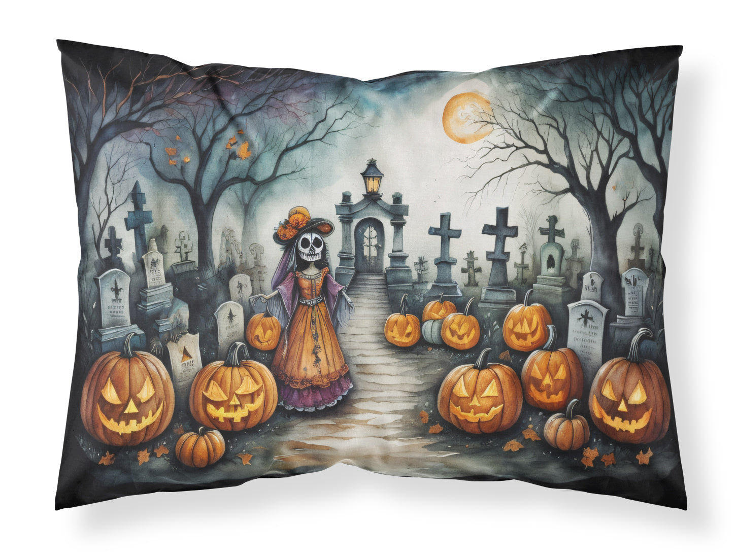 Buy this La Catrina Skeleton Spooky Halloween Standard Pillowcase