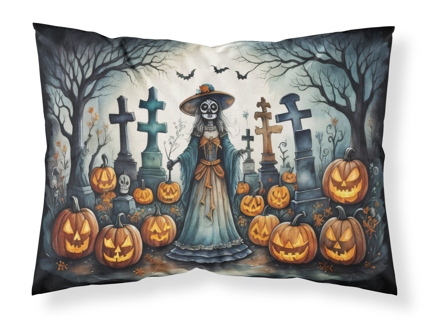 Buy this La Catrina Skeleton Spooky Halloween Standard Pillowcase