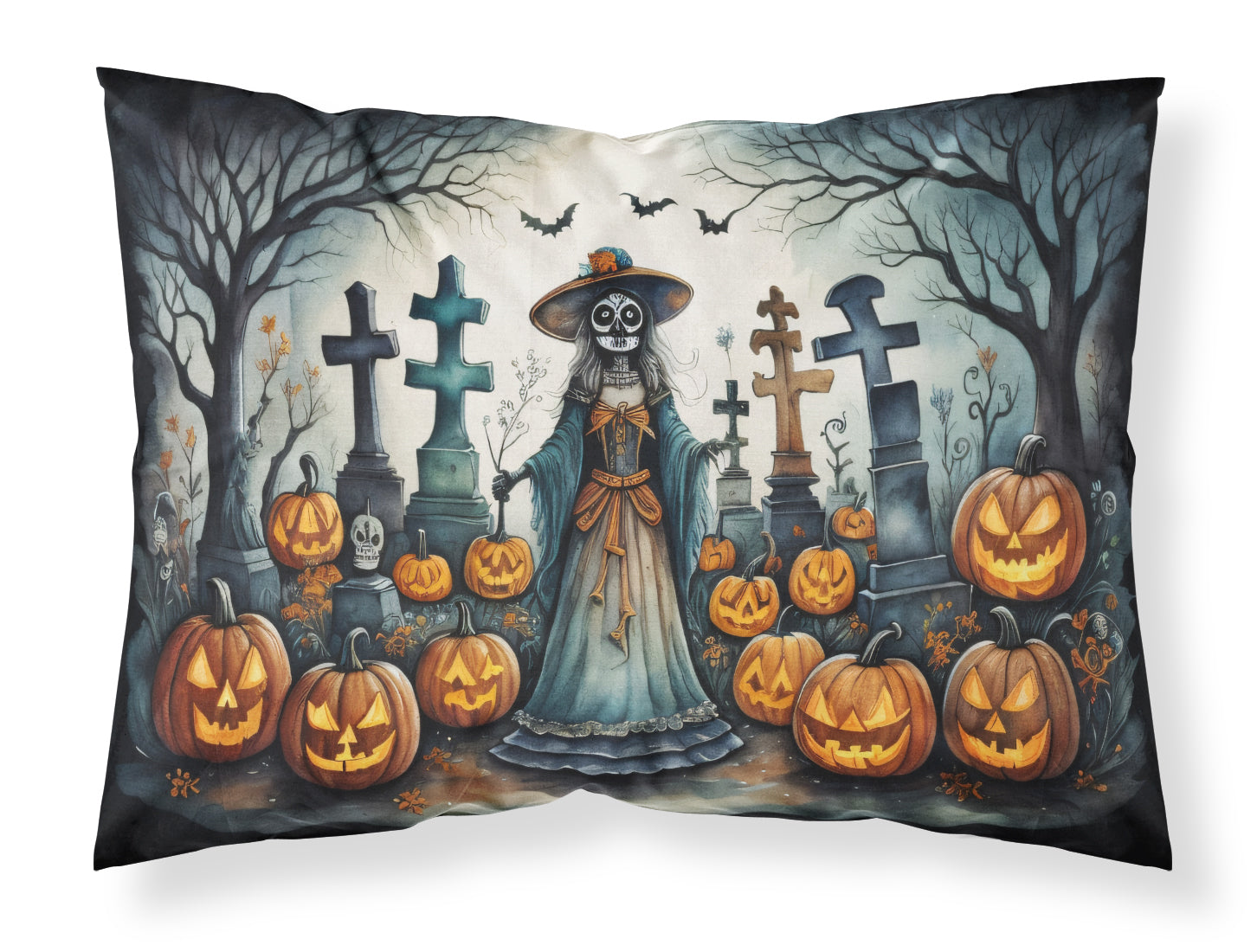 Buy this La Catrina Skeleton Spooky Halloween Standard Pillowcase