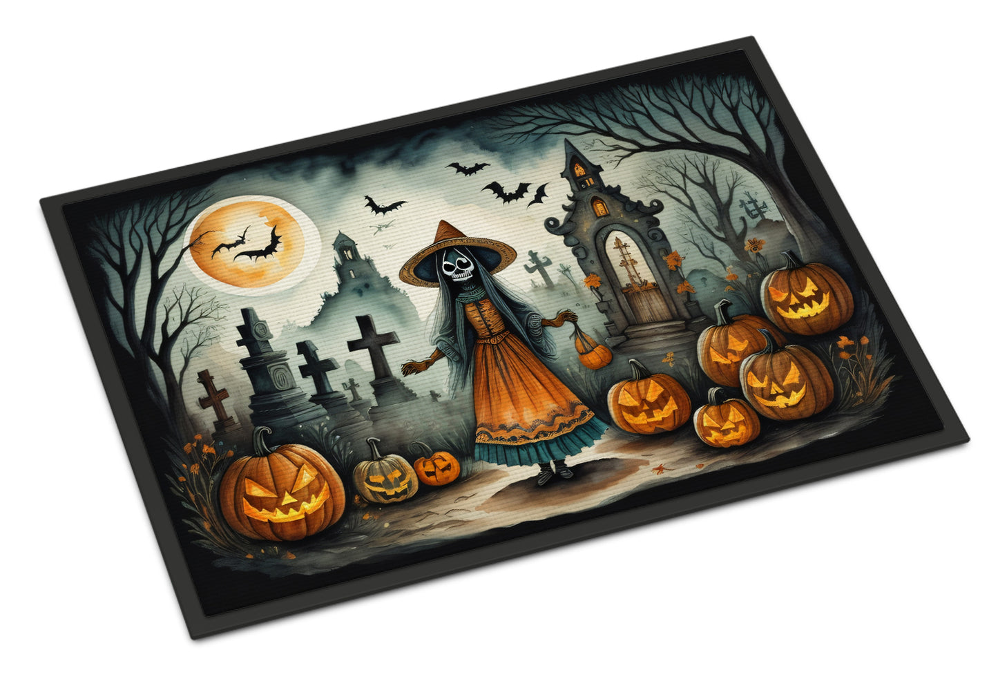 Buy this La Llorona Skeleton Spooky Halloween Doormat