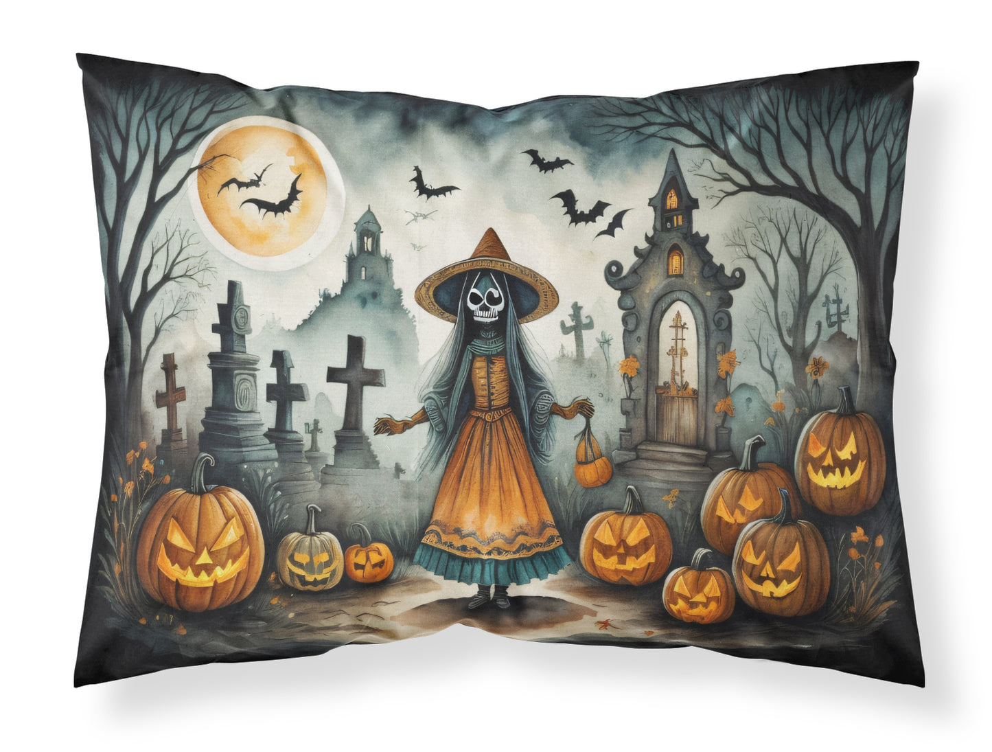 Buy this La Llorona Skeleton Spooky Halloween Standard Pillowcase