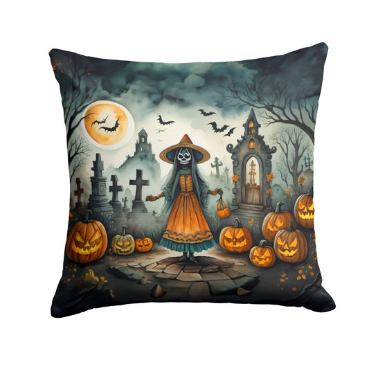 Buy this La Llorona Skeleton Spooky Halloween Throw Pillow