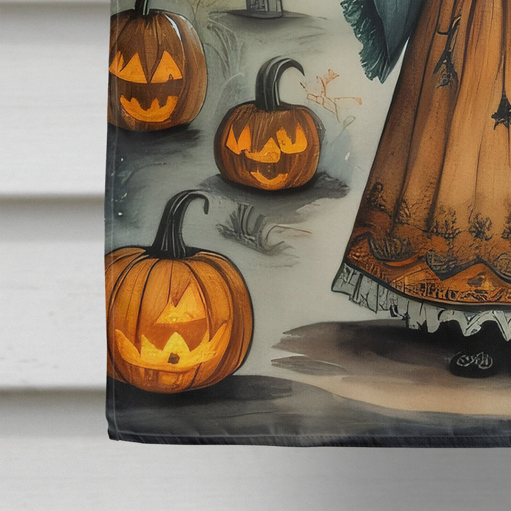 La Llorona Skeleton Spooky Halloween House Flag
