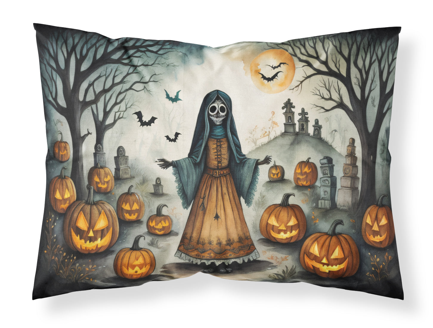Buy this La Llorona Skeleton Spooky Halloween Standard Pillowcase