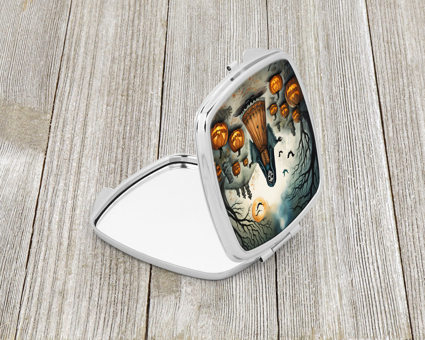 La Llorona Skeleton Spooky Halloween Compact Mirror