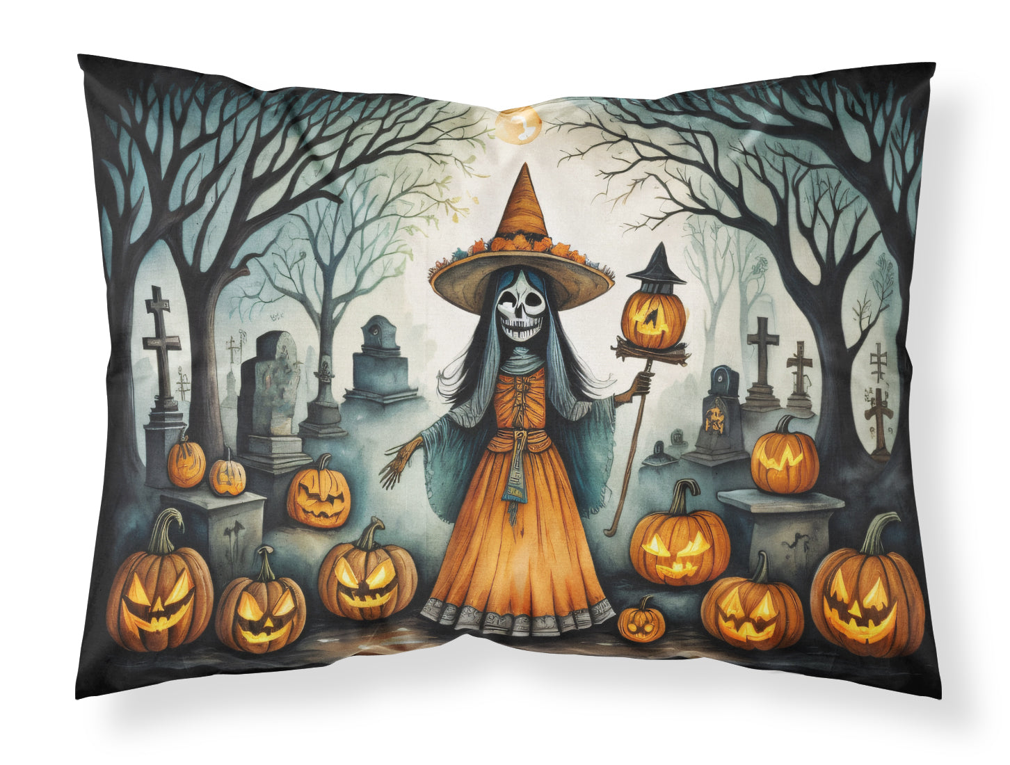 Buy this La Llorona Skeleton Spooky Halloween Standard Pillowcase