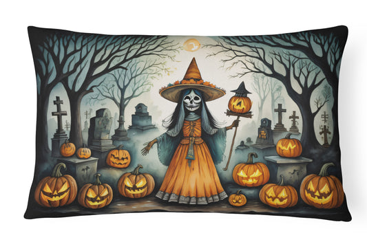 Buy this La Llorona Skeleton Spooky Halloween Throw Pillow