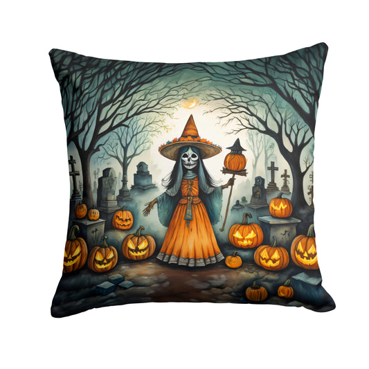 Buy this La Llorona Skeleton Spooky Halloween Throw Pillow