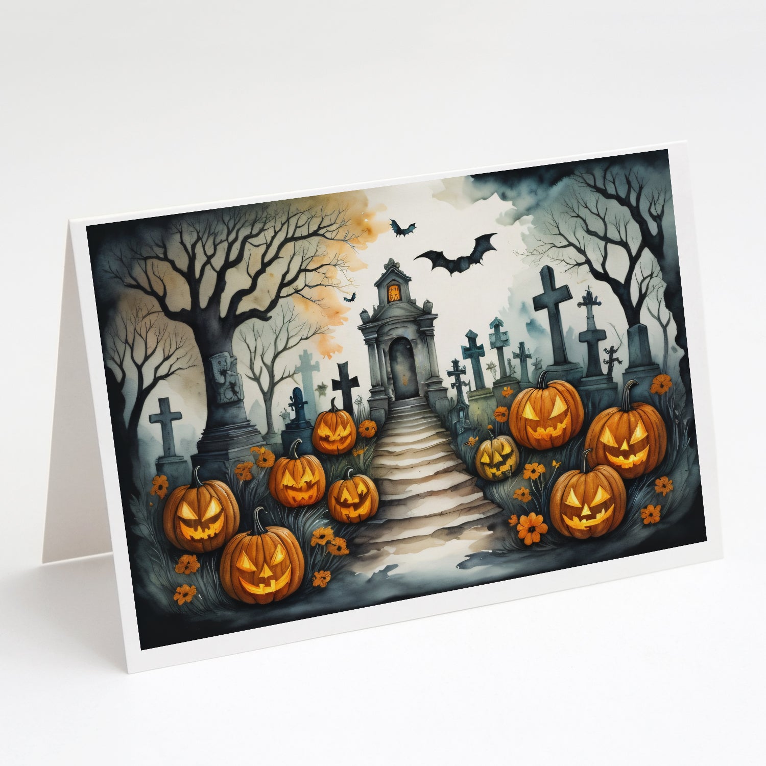 Buy this Marigold Spooky Halloween Greeting Cards Pack of 8