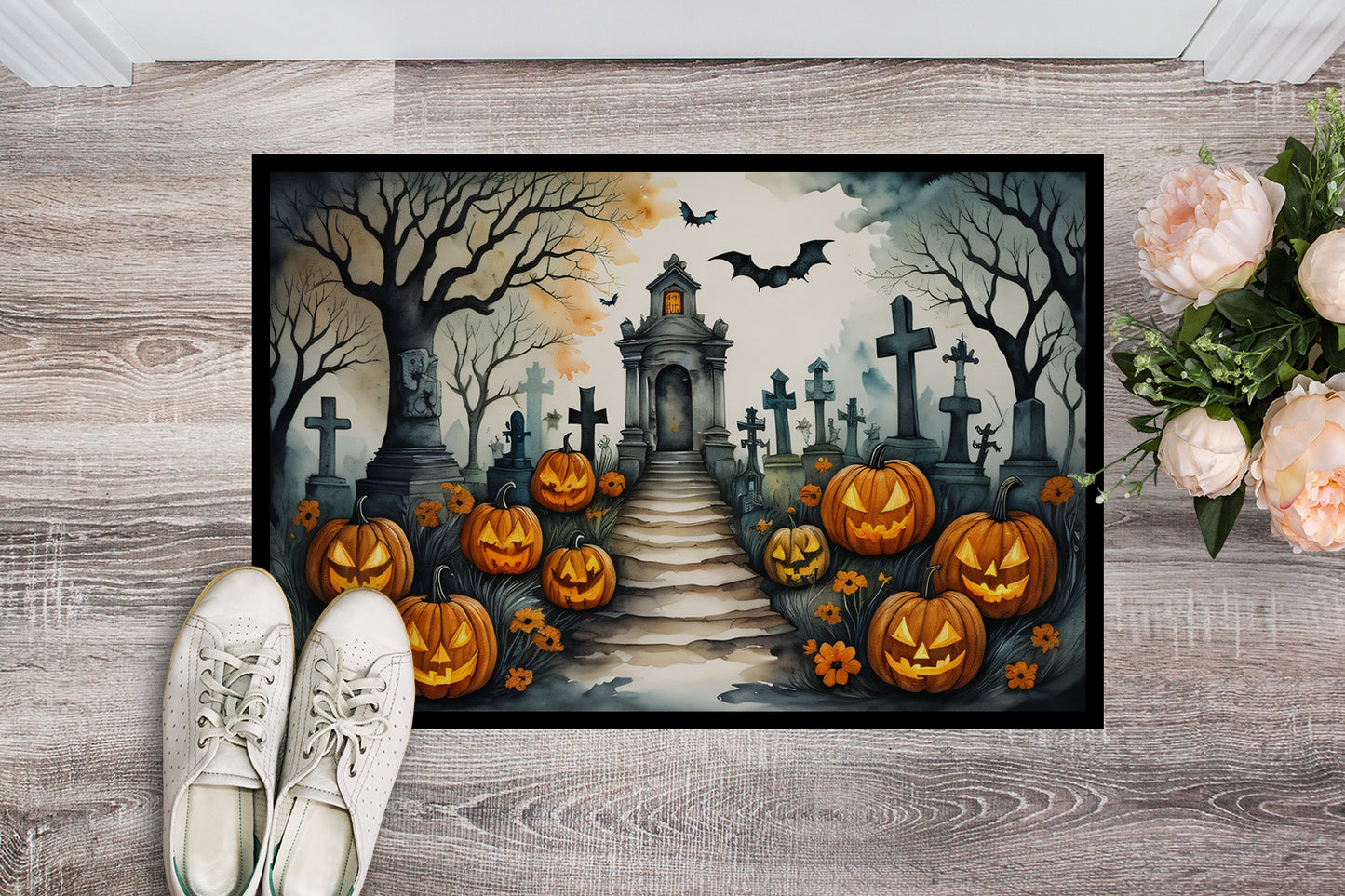 Marigold Spooky Halloween Doormat