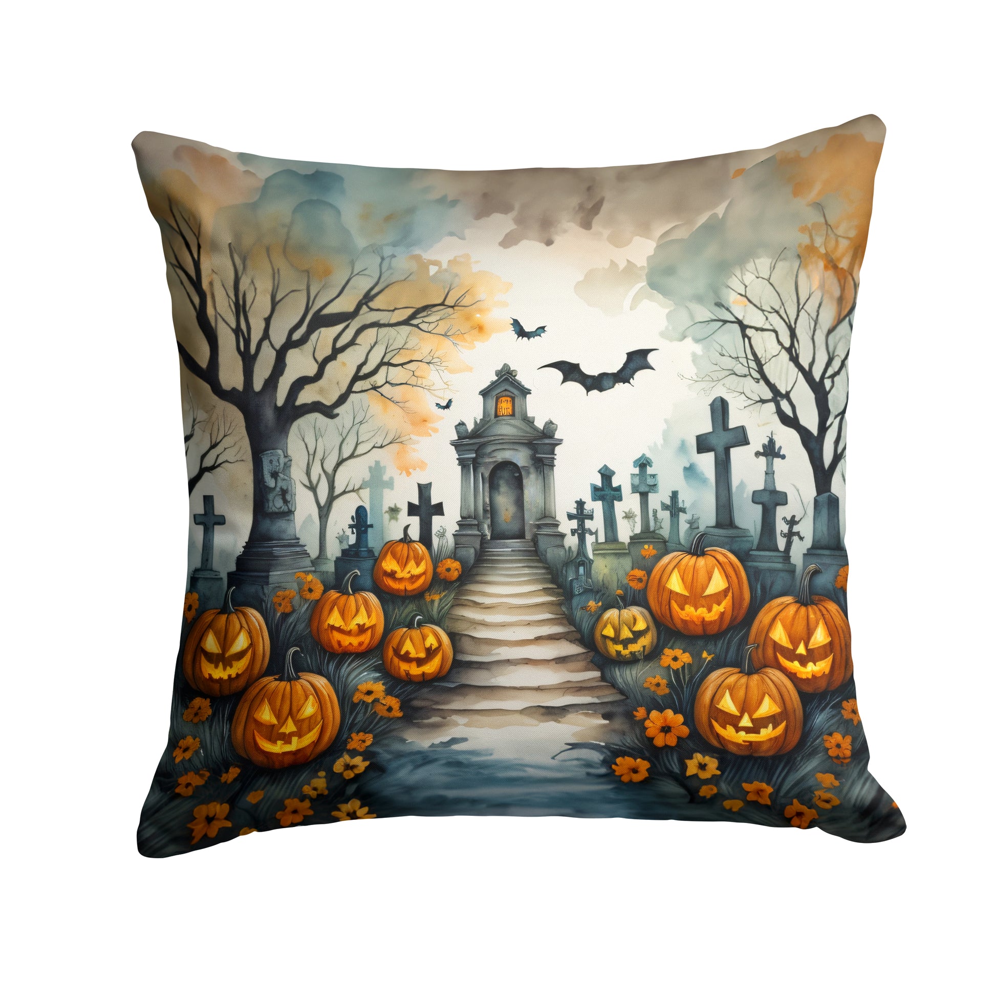 Buy this Marigold Spooky Halloween Throw Pillow