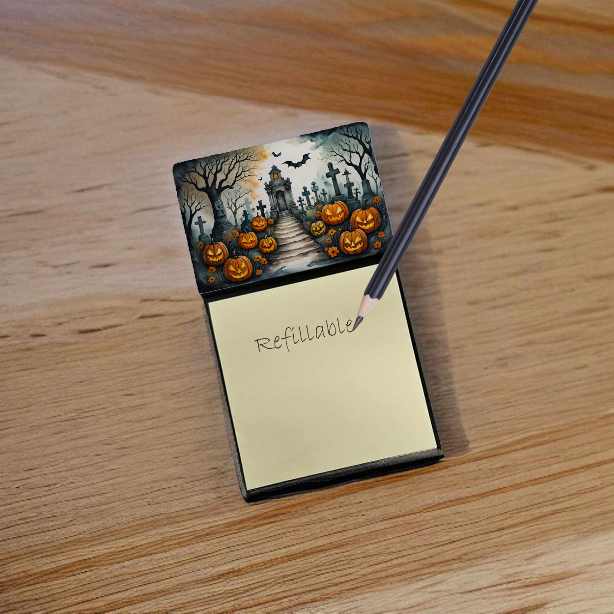 Marigold Spooky Halloween Sticky Note Holder