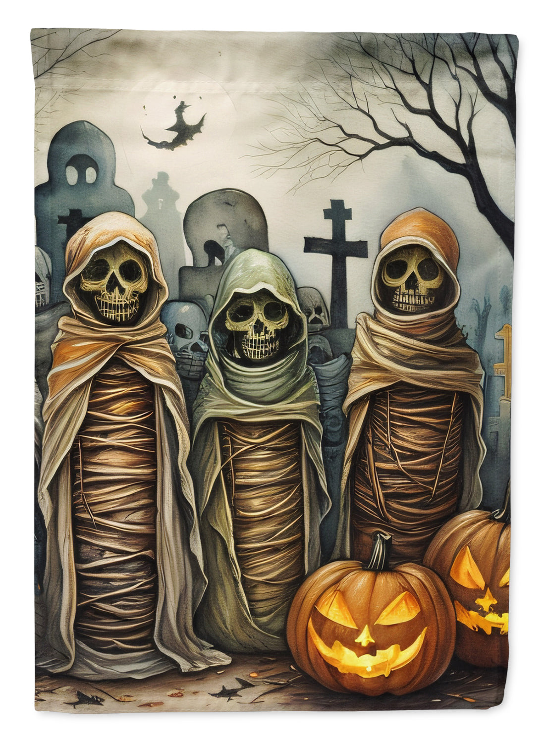 Buy this Mummies Spooky Halloween House Flag