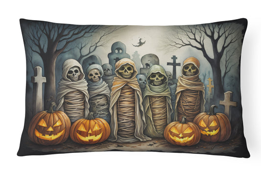 Buy this Mummies Spooky Halloween Throw Pillow