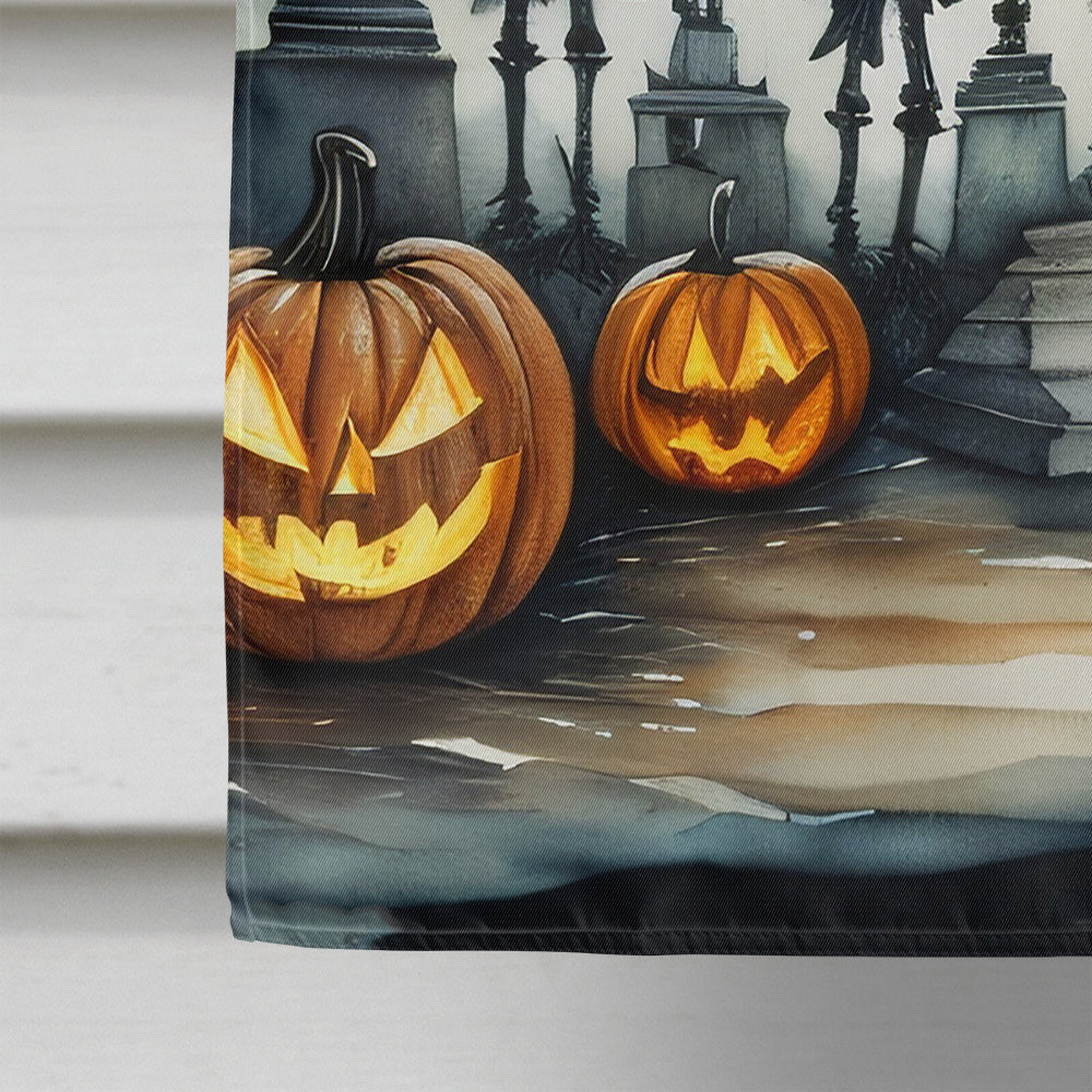 Mariachi Skeleton Band Spooky Halloween House Flag
