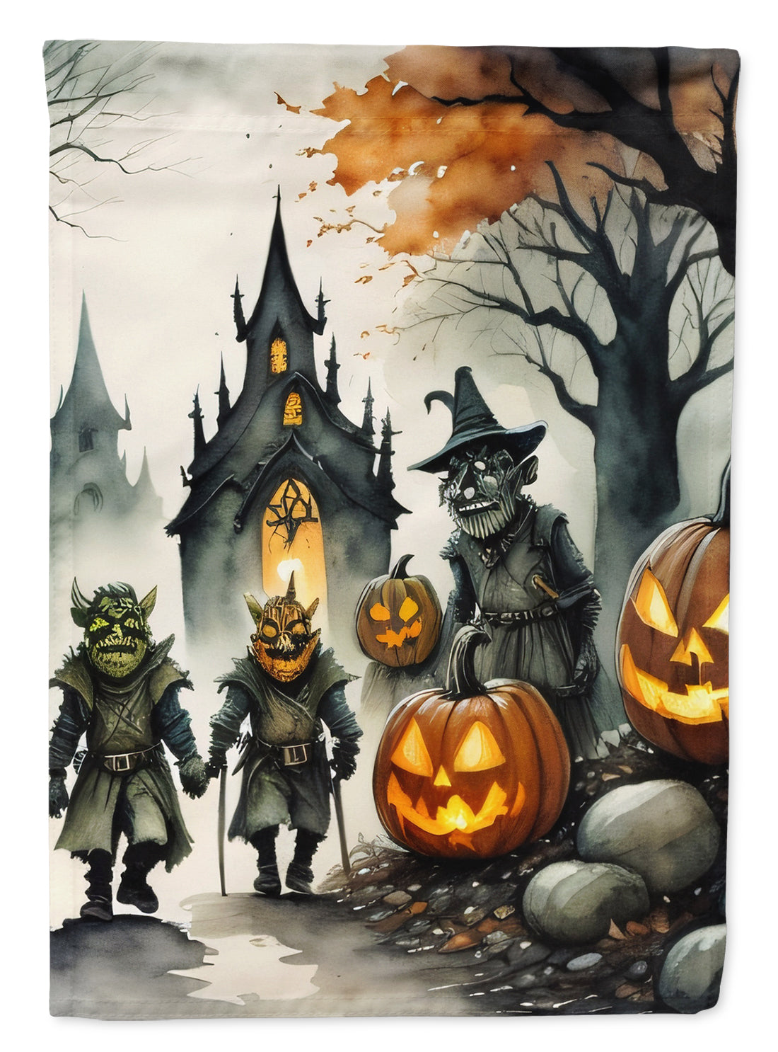 Buy this Orcs Spooky Halloween House Flag