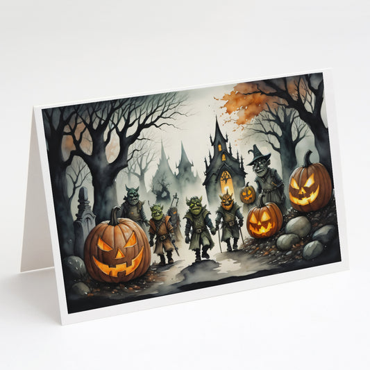 Buy this Orcs Spooky Halloween Greeting Cards Pack of 8