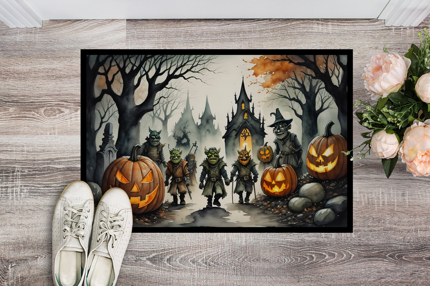 Orcs Spooky Halloween Doormat