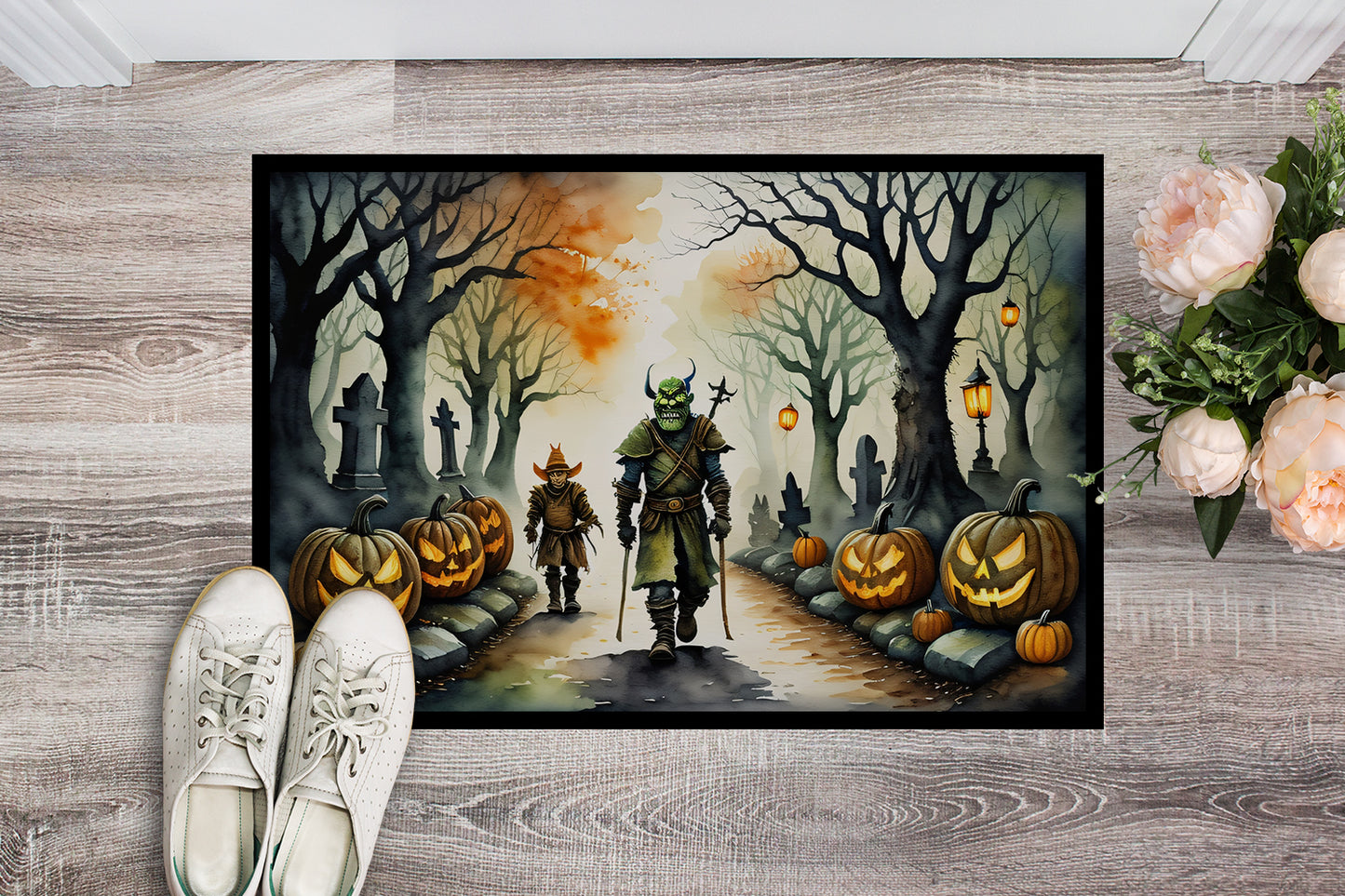 Orcs Spooky Halloween Doormat